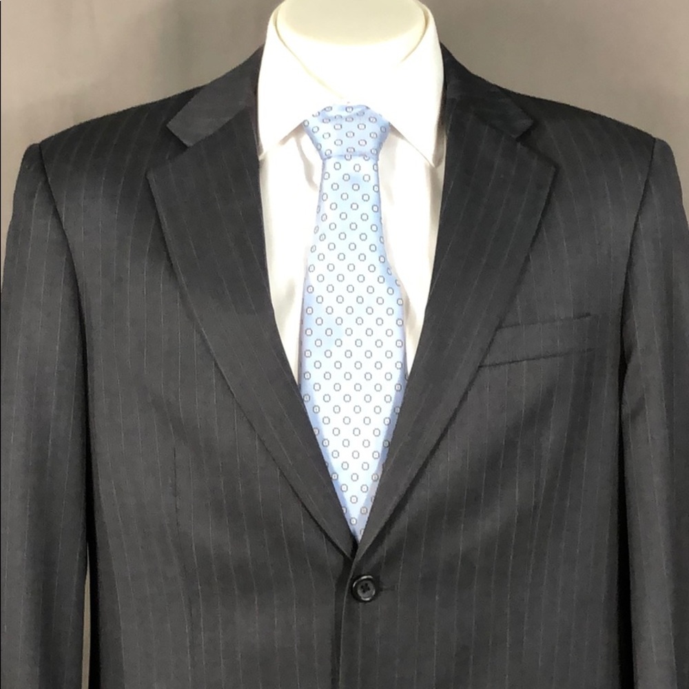 Joseph & Fiess 2 Piece Pencil Stripe Suit (051)